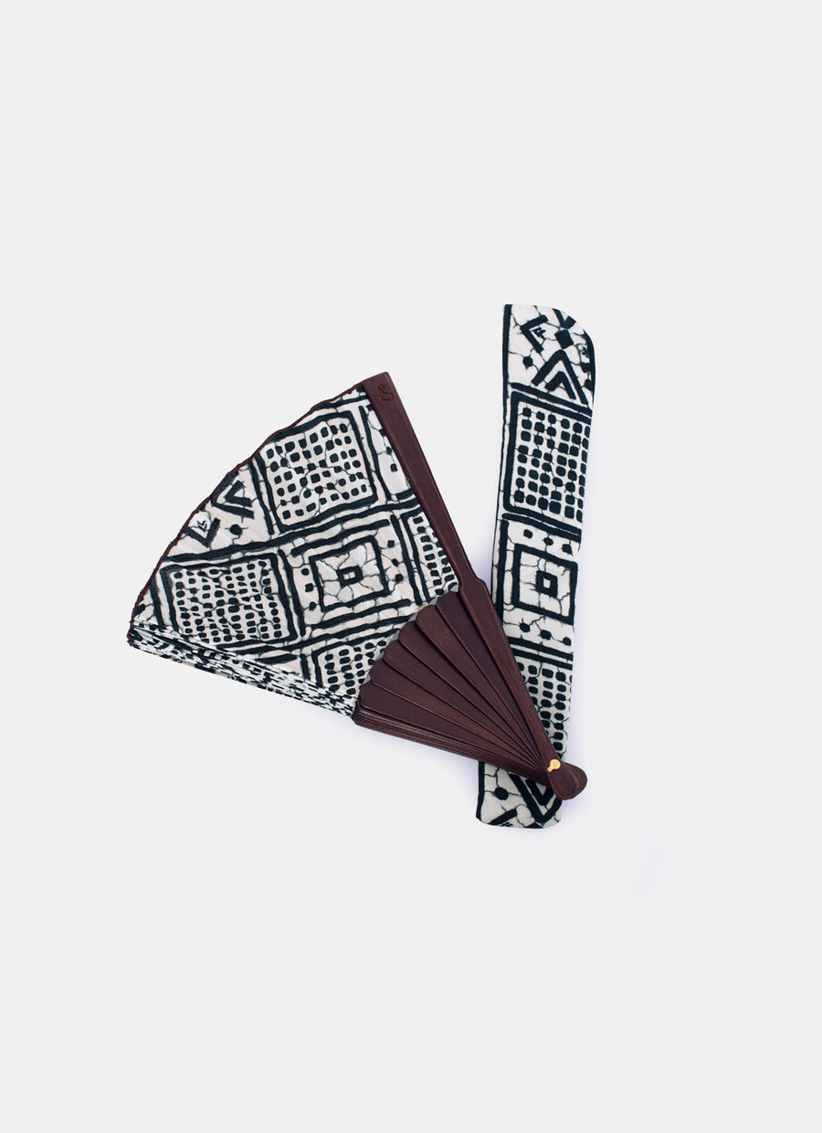 Rayon Moss Fan - Medium