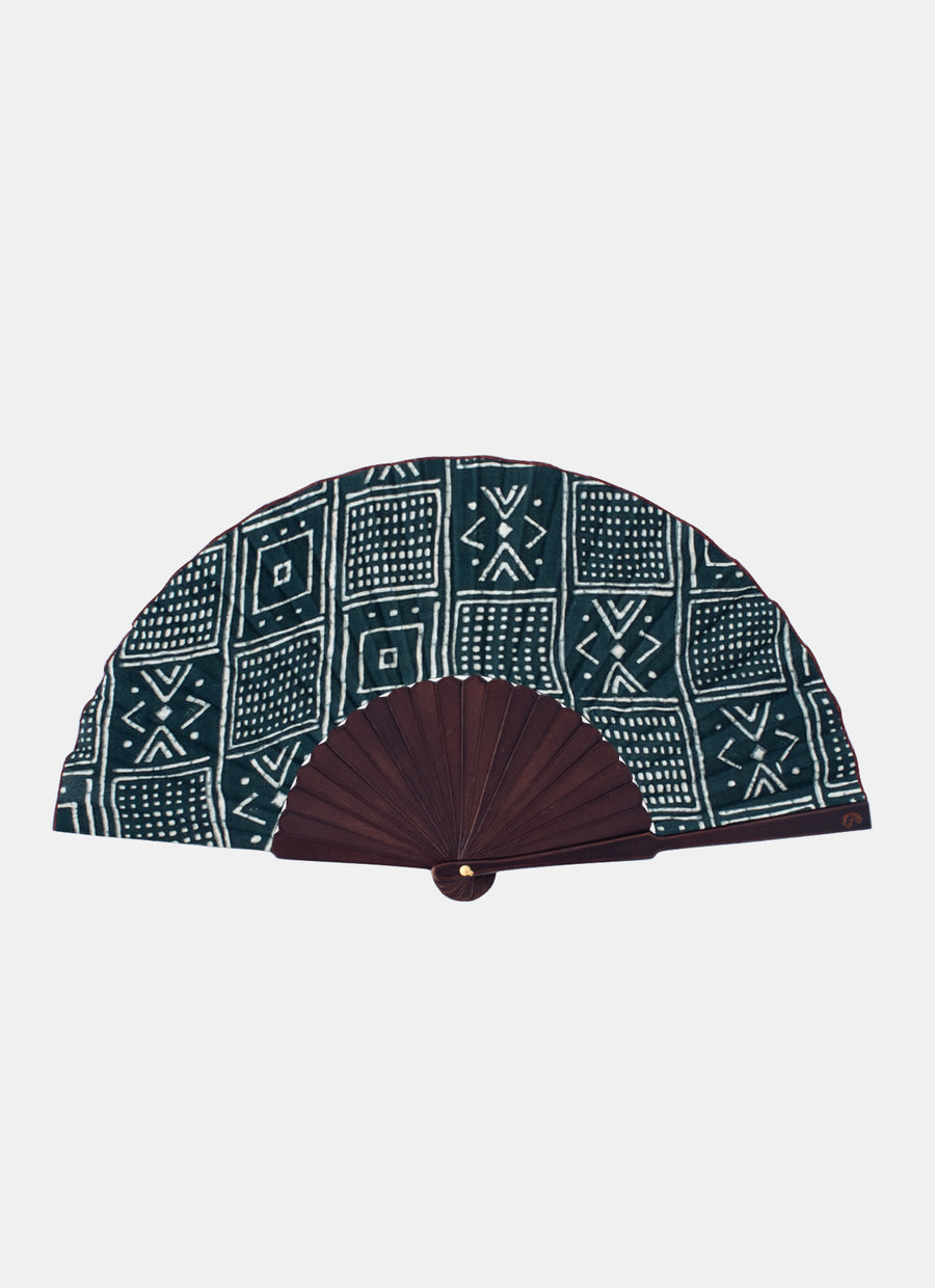 Rayon Moss Fan - Medium