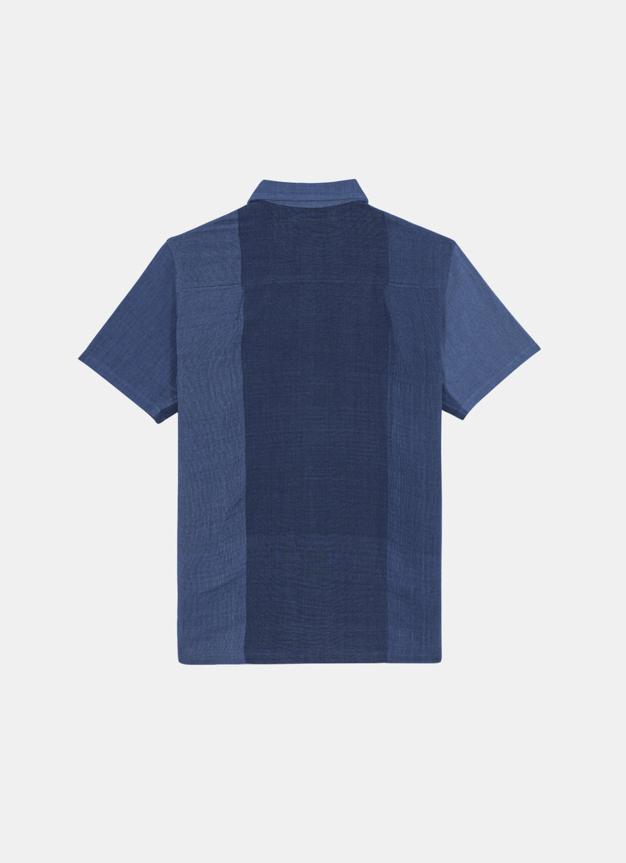 Frantic Shirt S/S in Lusi Gradasi Navy
