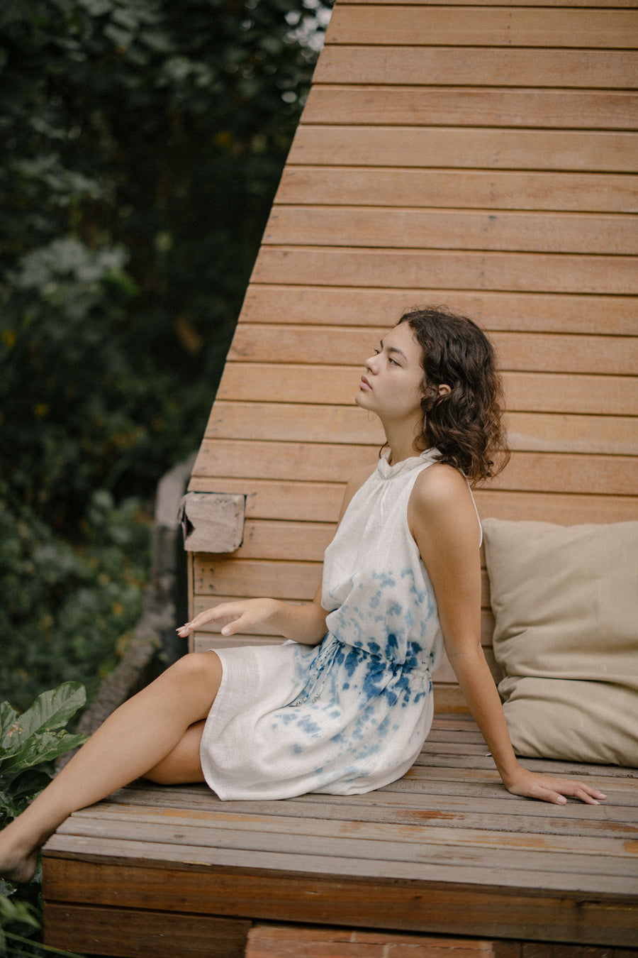 Sheba Dress in RPM Indigo