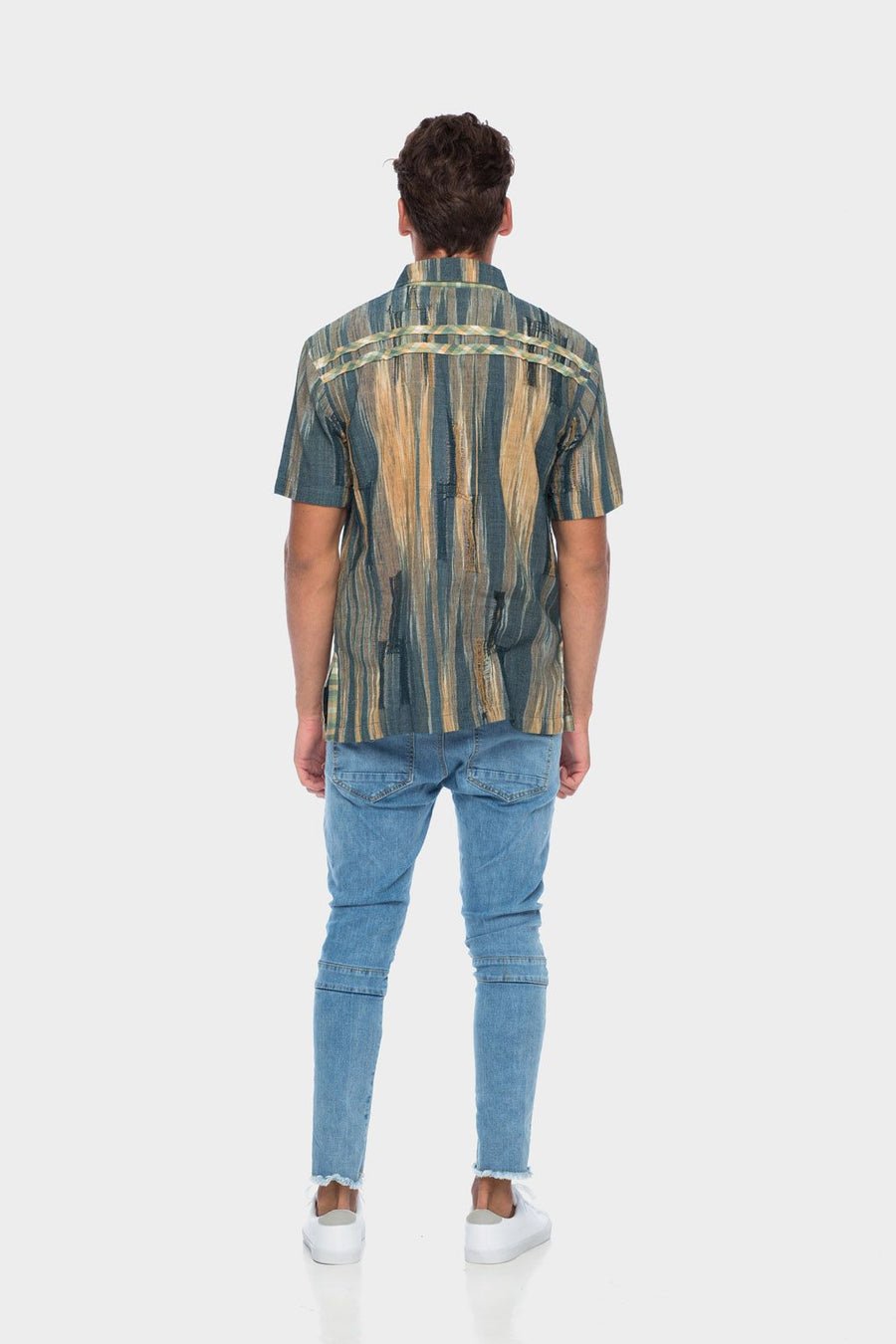 Pandanus Men Shirt in Super Riject Green