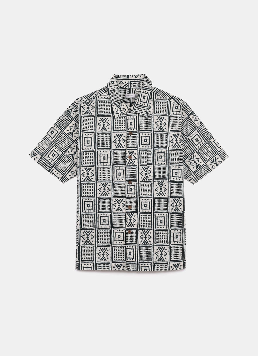 Renew Man Shirt in White African