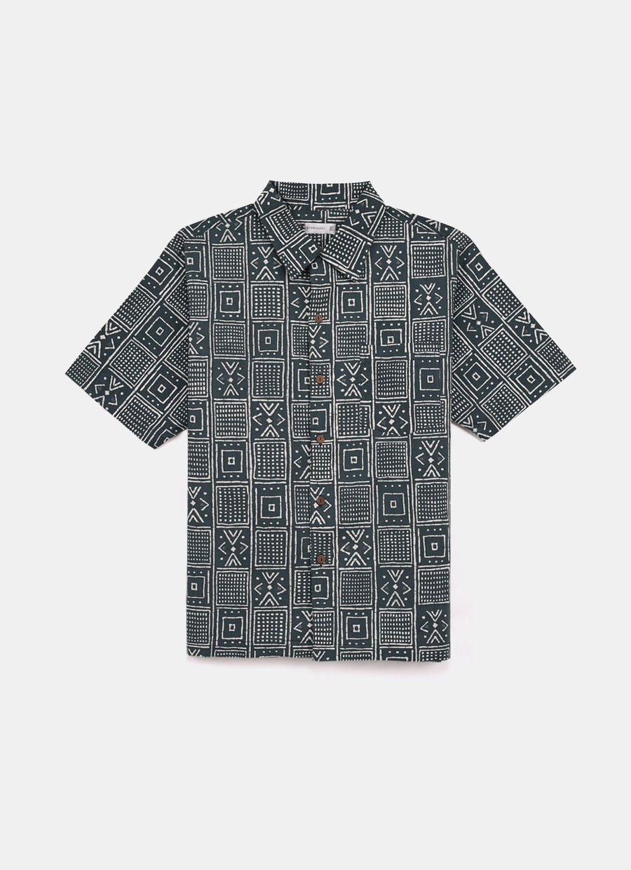 Renew Man Shirt in Black African