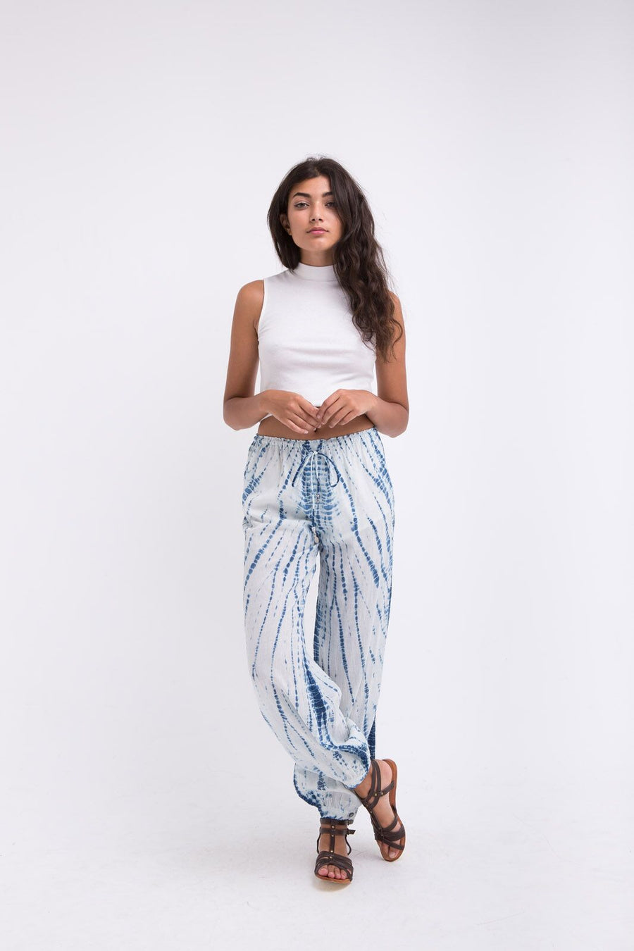 Harem Pants in Oak Indigo