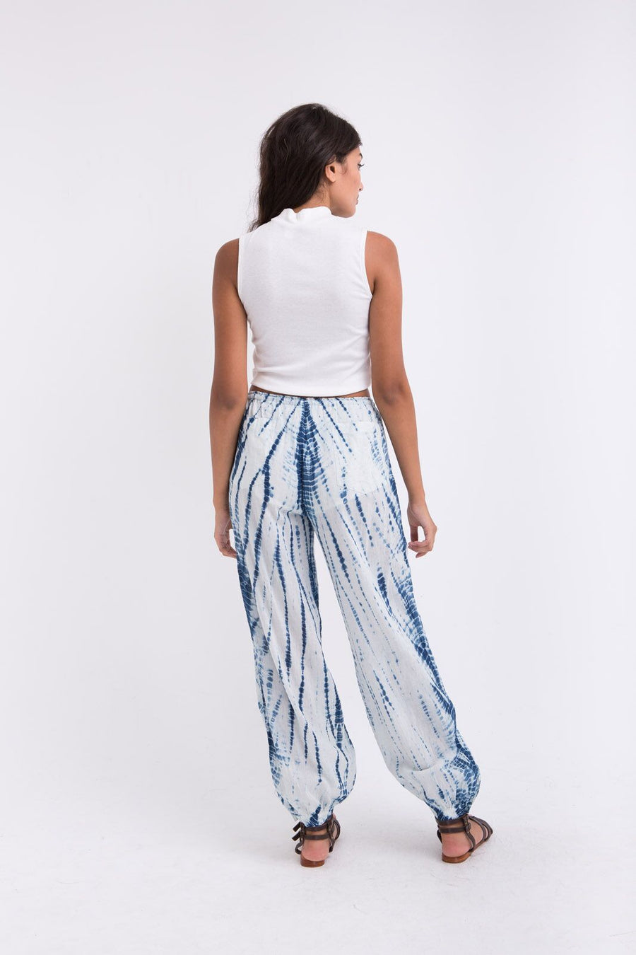 Harem Pants in Oak Indigo